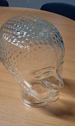 Transparant glazen hoofd retro, Verzamelen, Ophalen of Verzenden, Huis en Inrichting
