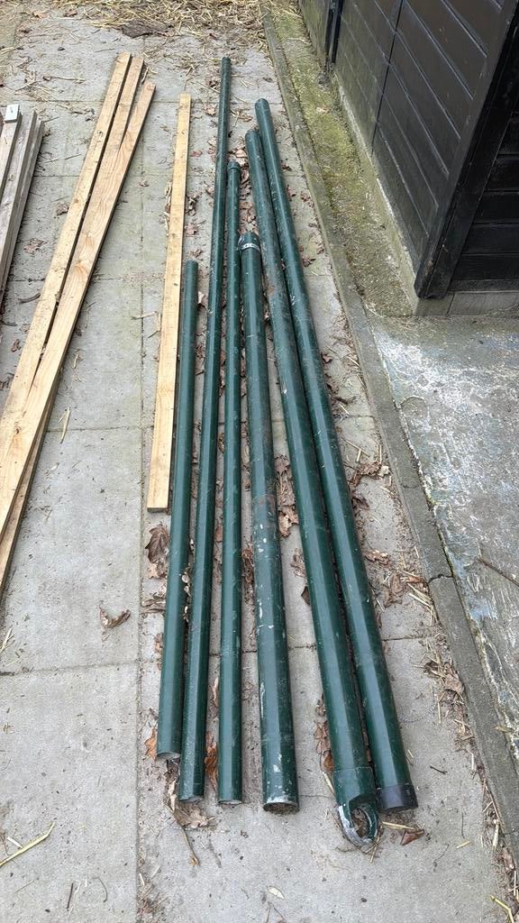 Buizen hekwerk, Doe-het-zelf en Verbouw, Metalen, Ophalen, Zo goed als nieuw