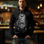 Norse Warrior Hoodie, Ophalen of Verzenden, Nieuw, Zwart, Claussy's