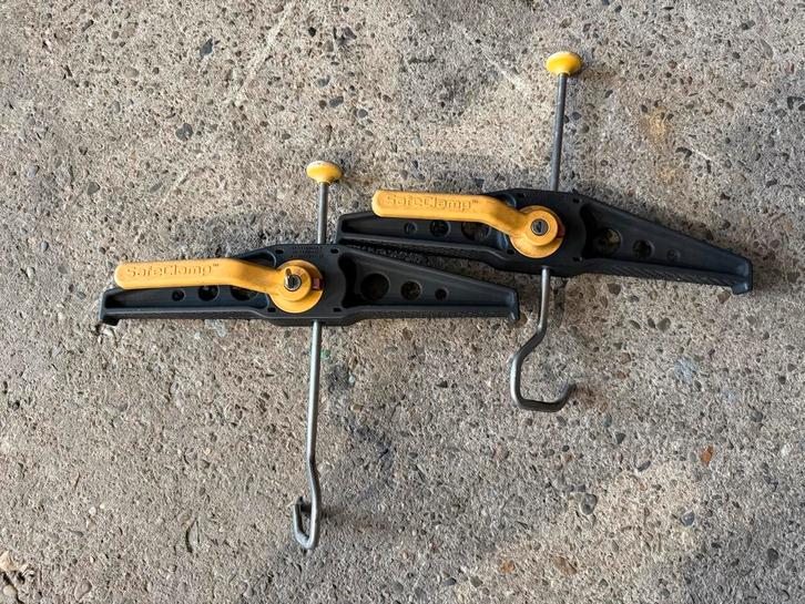 Safeclamp Ladderklemmen - Set van 2, Auto diversen, Dakdragers, Gebruikt, Ophalen