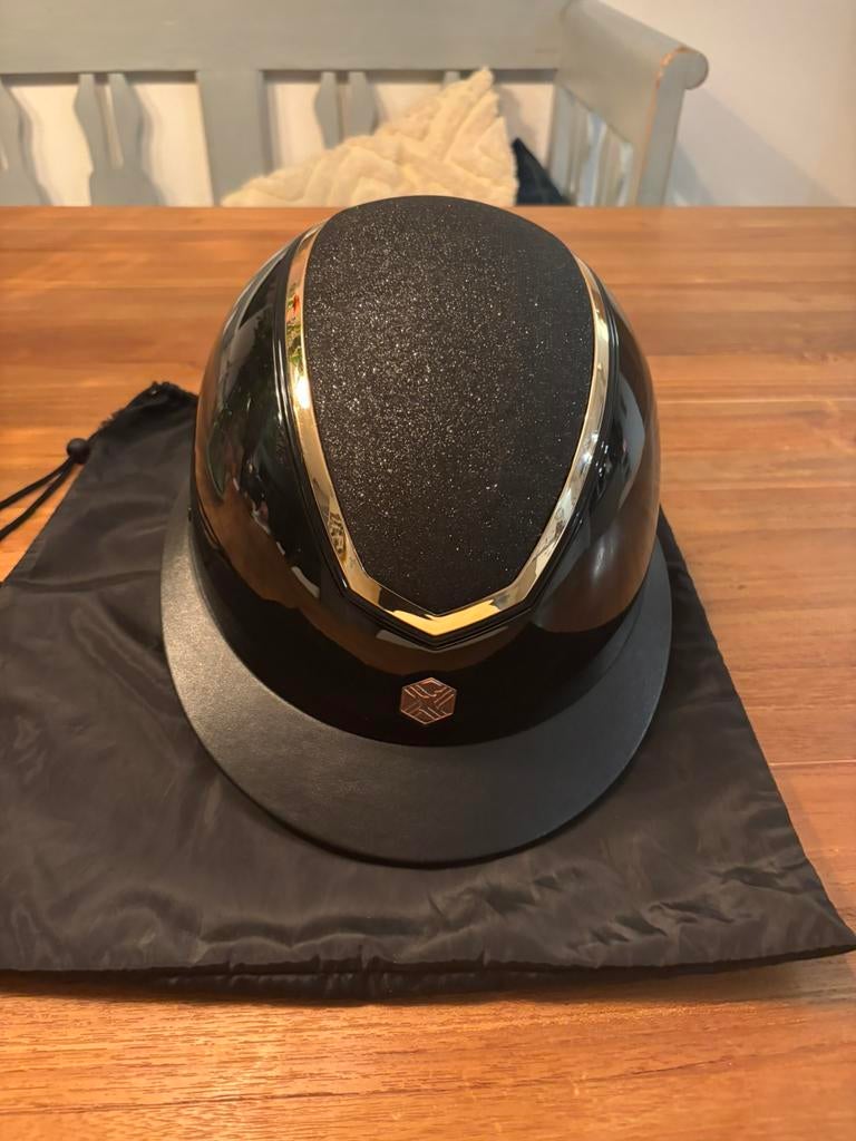 Charles Owen Kylo Gloss cap, Dieren en Toebehoren, Paardrijkleding, Gebruikt, Dressuur, Ophalen of Verzenden, Dames