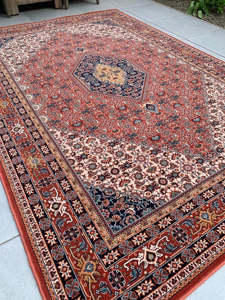 Schitterend Vintage Vloerkleed Zuiver Scheerwol .Nieuwstaat., Ophalen