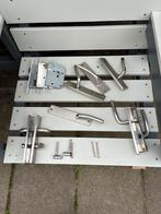 Partij Roestvrij staal. Prima conditievoor 6 deur, Doe-het-zelf en Verbouw, Hang- en Sluitwerk, Ophalen of Verzenden, Gebruikt
