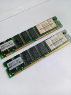 2x 256MB PC133 SDRAM DIMM Geheugenmodules, Computers en Software, RAM geheugen, Gebruikt, Overige soorten, Server, Ophalen of Verzenden