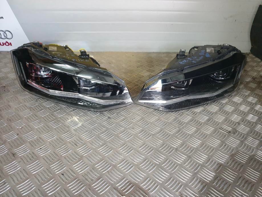 Setje Full Led Koplampen Volkswagen Polo 2G Origineel Netjes, Ophalen, Gebruikt, Volkswagen, VW