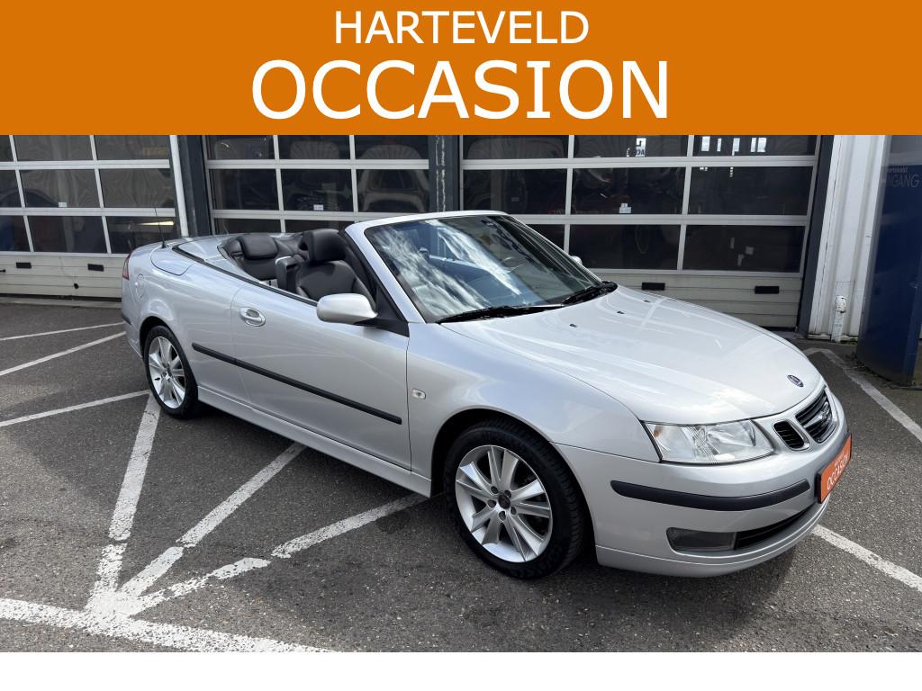 Saab 9-3 Cabrio 1.8t Vector Automaat (bj 2007), Auto's, Saab, Automaat, Gebruikt, Zwart, 4 stoelen