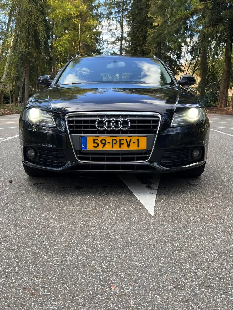 Audi A4 1.8 Tfsi 88KW Avant Multitronic 2010 Zwart, 1490 kg, 4 cilinders, A4, Zwart