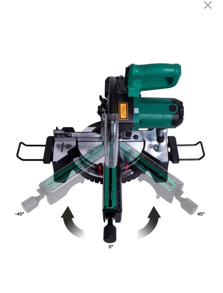 Te koop vonroc afkort zaag .nieuw in doos, 70 mm of meer, Nieuw, Ophalen of Verzenden, Afkortzaag