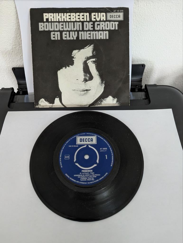 Boudewijn de Groot - Prikkebeen ( vinyl single), Cd's en Dvd's, Vinyl Singles, Gebruikt, Single, Nederlandstalig, Ophalen of Verzenden