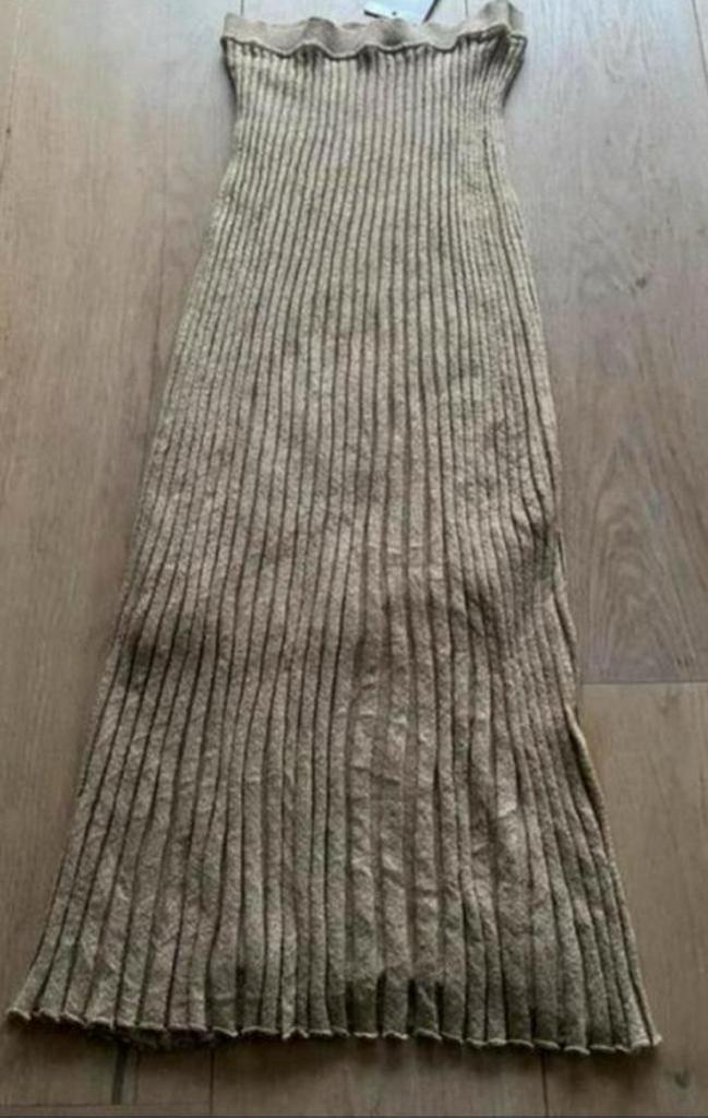 Ange rok one size goud plissé nieuw, Kleding | Dames, Maat 38/40 (M), Overige kleuren, Nieuw, Ophalen of Verzenden