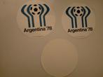 WK voetbal 1978 78 Argentinië logo sticker vintage sport, Ophalen of Verzenden, Zo goed als nieuw, Sport