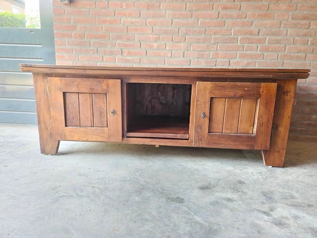 Houten TV-dressoir, Ophalen, Gebruikt, 50 tot 100 cm, Minder dan 100 cm