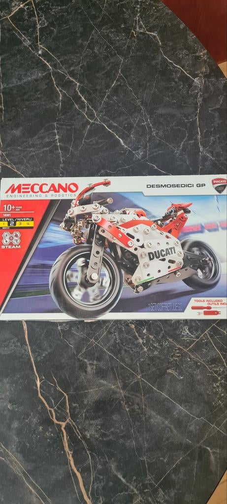 Meccano Ducati Desmosedici GP Bouwpakket, Nieuw, Ophalen, Overige merken, Groter dan 1:32