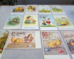 12 Pasen mooie oude ansichtkaarten, Ophalen of Verzenden