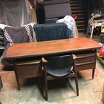Propos Hulmefa Tijsseling bureau en koehoorn stoel vintage, Gebruikt, Ophalen of Verzenden, Nvt, Nvt