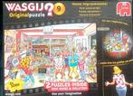 Jumbo puzzel Wasgij 9 Verbouwinkje 2 puzzels  1000 pc. zgan, Ophalen of Verzenden, 500 t/m 1500 stukjes, Zo goed als nieuw, Legpuzzel