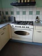 Gasfornuis 6 pits 90 breed merk M systum., Witgoed en Apparatuur, Fornuizen, 60 cm of meer, Ophalen of Verzenden, Gas, Vrijstaand