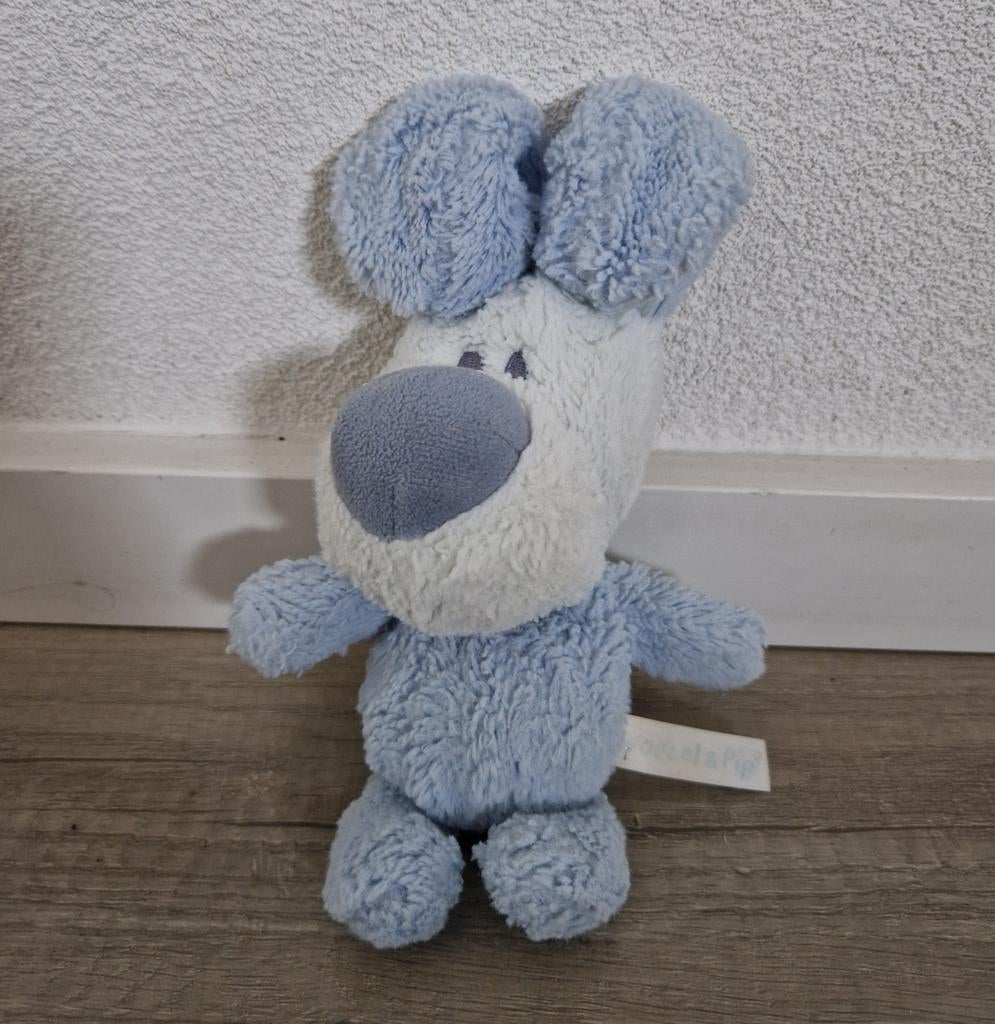Knuffel woezel en pip hond hondje blauw plush pluche knuffie, Kinderen en Baby's, Speelgoed | Knuffels en Pluche, Ophalen of Verzenden