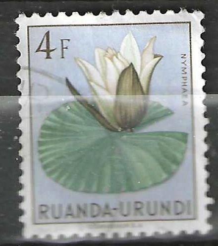 Ruanda-Urundi 1959/1961 - Yvert 205 - Witte Waterlelie (PF), Postzegels en Munten, Postzegels | Afrika, Postfris, Overige landen