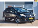Ford C-Max 1.0 Titanium (125PK) - full options + nwe DB riem, Euro 5, 125 pk, Zwart, Leder en Stof