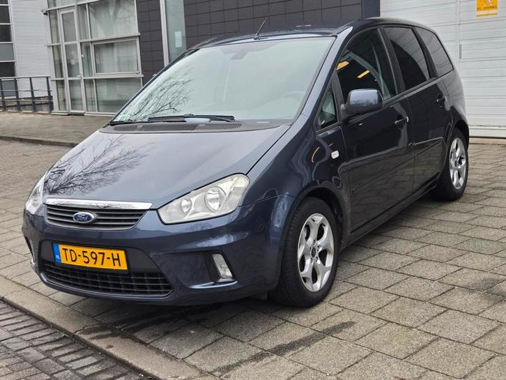Ford C-Max 1.8 92KW 2009 Grijs met Nieuw Apk Trekhaak, Auto's, Ford, Particulier, C-Max, ABS, Benzine, C, MPV, Handgeschakeld
