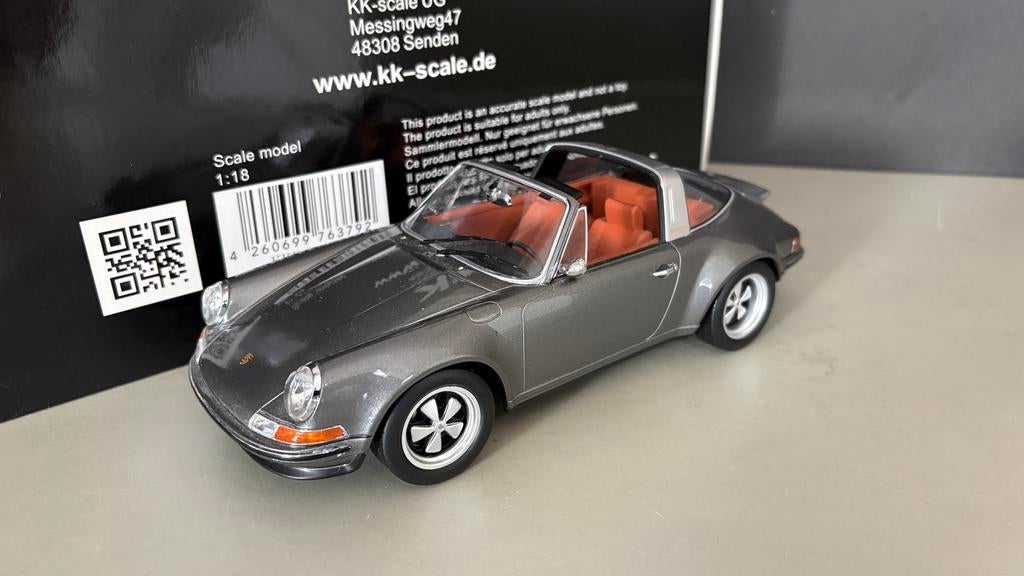 Porsche 911 Singer Targa KK scale, Ophalen of Verzenden, Zo goed als nieuw