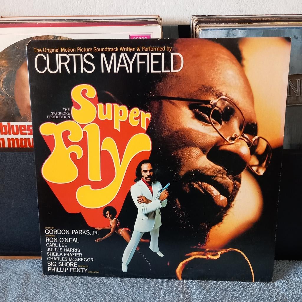 Lp curtis mayfield superfly  1979, Ophalen of Verzenden, Zo goed als nieuw, 12 inch