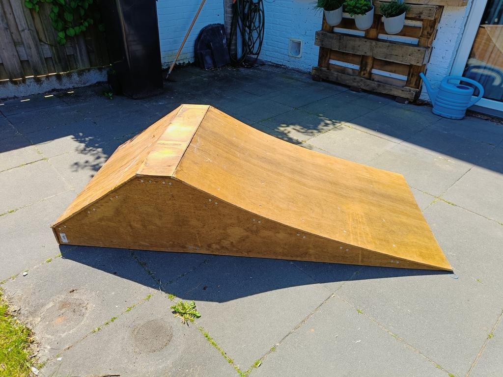 Stevige Kicker Ramp: BMX, MTB of Stuntstep, Ophalen, Gebruikt