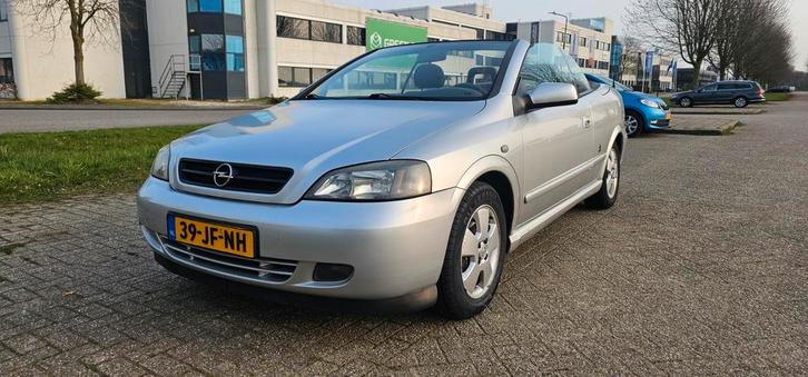 Opel Astra 1.6 16V Cabrio 2002 Grijs, Auto's, Opel, Bedrijf, Astra, ABS, Benzine, Euro 4, C, Cabriolet, Handgeschakeld, Origineel Nederlands