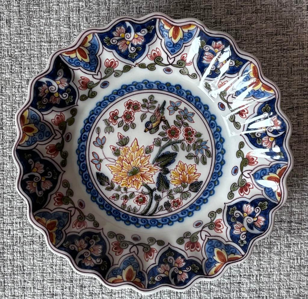 Makkum Tichelaar bord Model BG 20/6 1e Keus Handbeschilderd, Ophalen of Verzenden