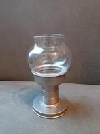 Vintage Föhl (Fohl) West Germany waxinelichthouder – glazen, Huis en Inrichting, Woonaccessoires | Kandelaars en Kaarsen, Ophalen of Verzenden