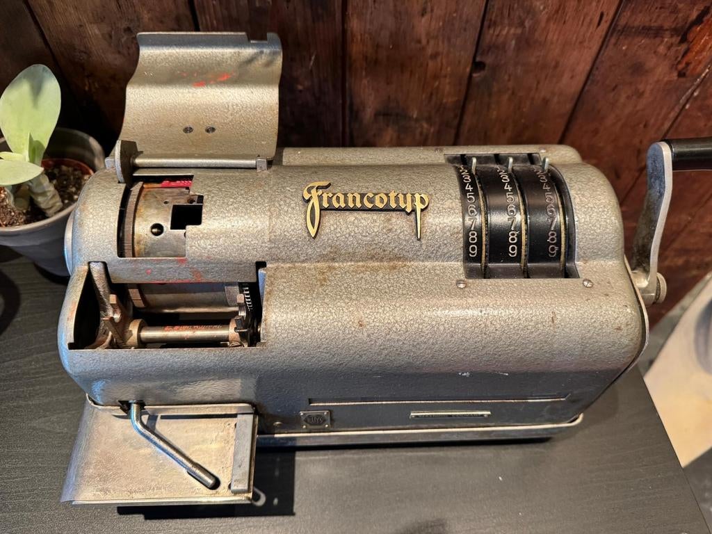 Vintage Francotyp frankmachine, Ophalen of Verzenden, Frankcotyp