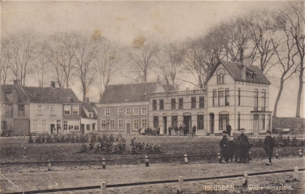 Heusden - Wilhelminaplein, Verzenden, Voor 1920, Gelopen, Noord-Brabant
