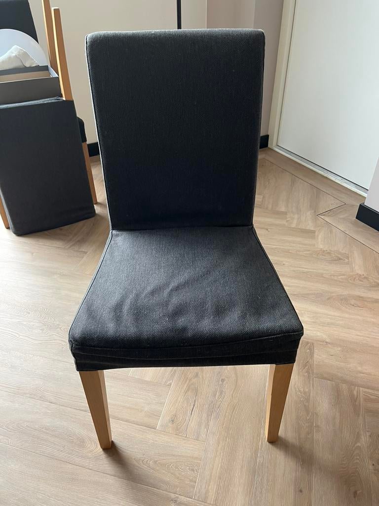 IKEA stoel - 4 stuks, Huis en Inrichting, Stoelen, Ophalen, Gebruikt, Vier, Grijs