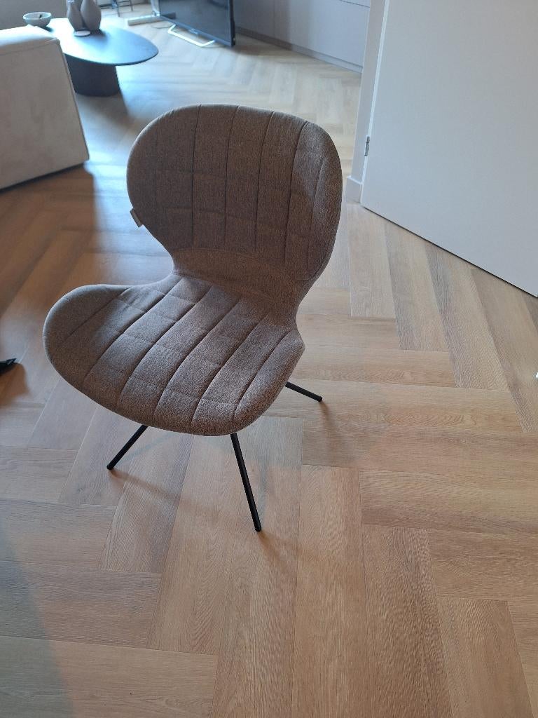 Eetkamerstoelen, Huis en Inrichting, Stoelen, Ophalen, Gebruikt, Grijs, Stof