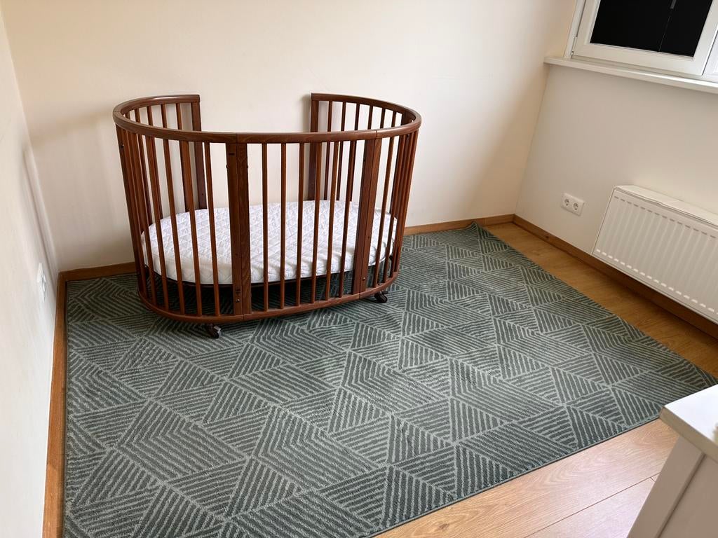 Groen vloerkleed | ikea Stenlille | 170x240, Ophalen, 150 tot 200 cm, 200 cm of meer, Rechthoekig