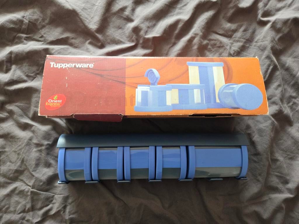 Vintage Tupperware kruidenrek met 5 potjes, Huis en Inrichting, Keuken | Tupperware, Ophalen of Verzenden