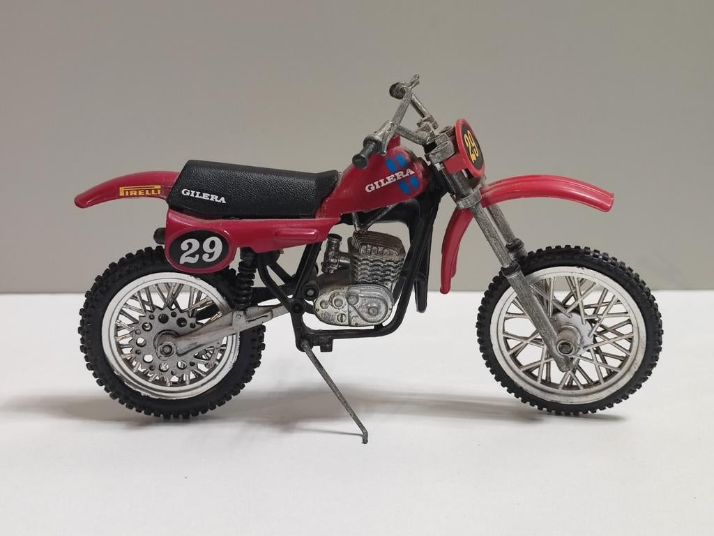 Gilera 125cc crossmotor - schaal 1/12, Verzenden, Gebruikt, Motor