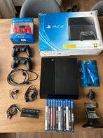 PlayStation 4 met 3 controllers en 11 spellen, Ophalen, Original, Met 3 controllers of meer, Gebruikt