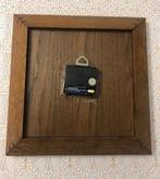 Vintage houten wandklok / muurklok warmink, Ophalen of Verzenden, Gebruikt, Wandklok