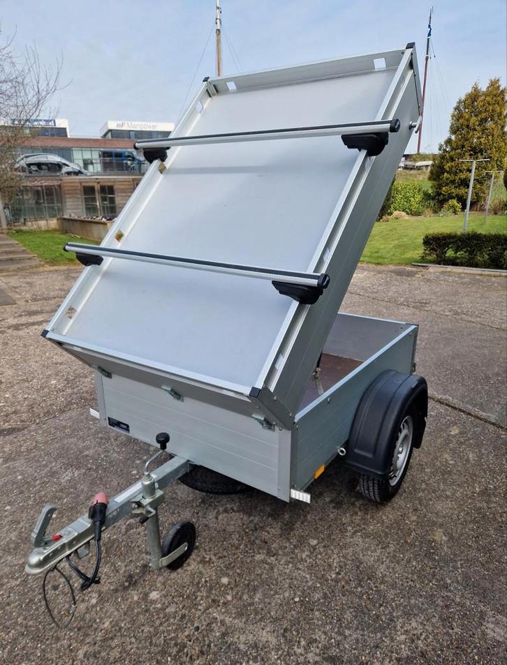 Anssems GT750 bagagewagen met dakdragers en slot, Auto diversen, Aanhangers en Bagagewagens, Ophalen