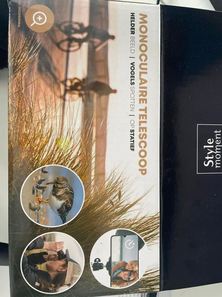 Monoculaire Telescoop met Statief - Style Moment, Onderdelen of Toebehoren, Ophalen of Verzenden, Minder dan 80 mm, Nieuw