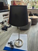 Moderne ikea tafellamp met zwarte kap, 50 tot 75 cm, Ophalen of Verzenden, Zo goed als nieuw, Stof