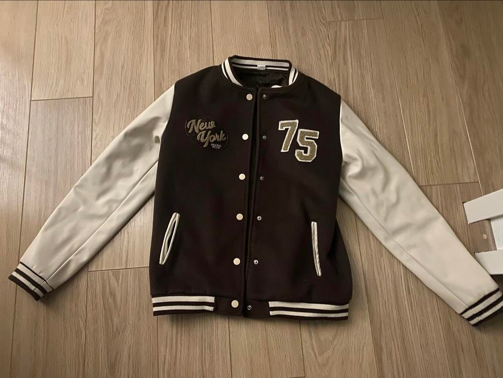Stijlvolle Baseball Jack - New York 75, Ophalen of Verzenden, Zo goed als nieuw, Meisje, Jas