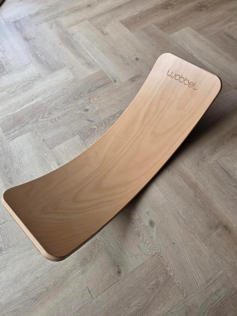 Wobbel Board Original Naturel - Balansbord, Ophalen, Gebruikt, Jongen of Meisje