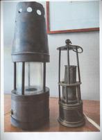 2 originele oude mijnwerkers lampen, Ophalen