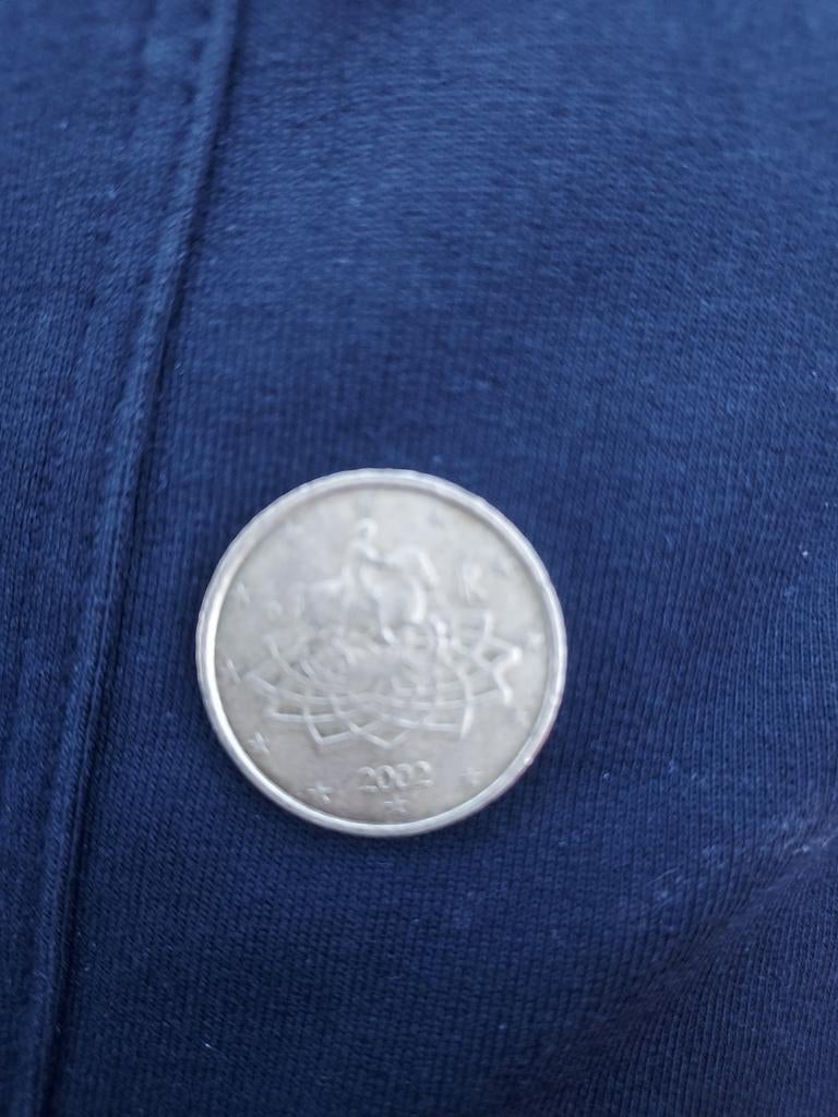 Speciale Italiaanse 50 cent munt - 2002, Ophalen of Verzenden, Italië, 50 cent, Losse munt