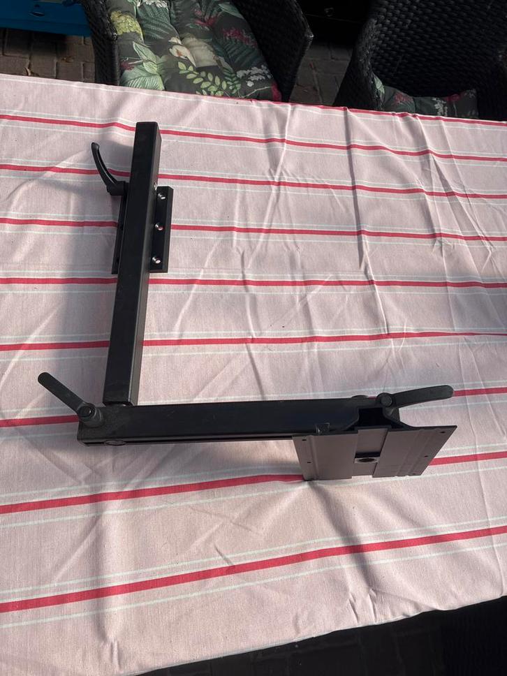 Marvix tafelpootsysteem 360 graden draaibaar zwart, Caravans en Kamperen, Camper-accessoires, Zo goed als nieuw, Ophalen of Verzenden