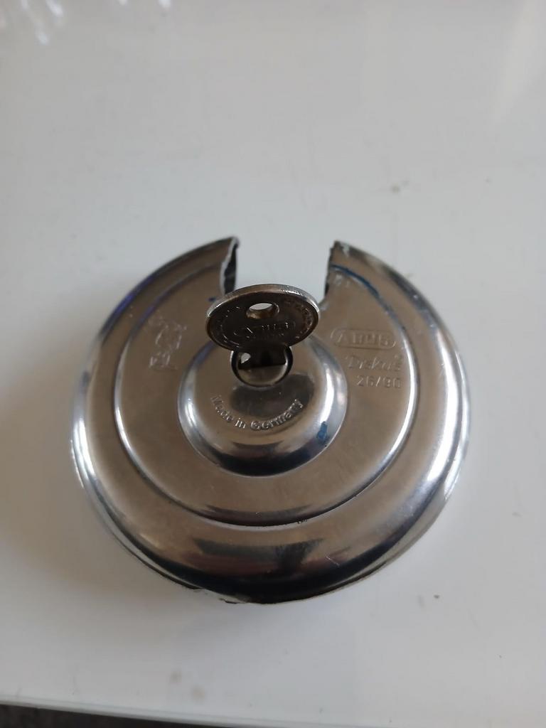 Abus diskus slot, Ophalen, Zo goed als nieuw, Kettingslot
