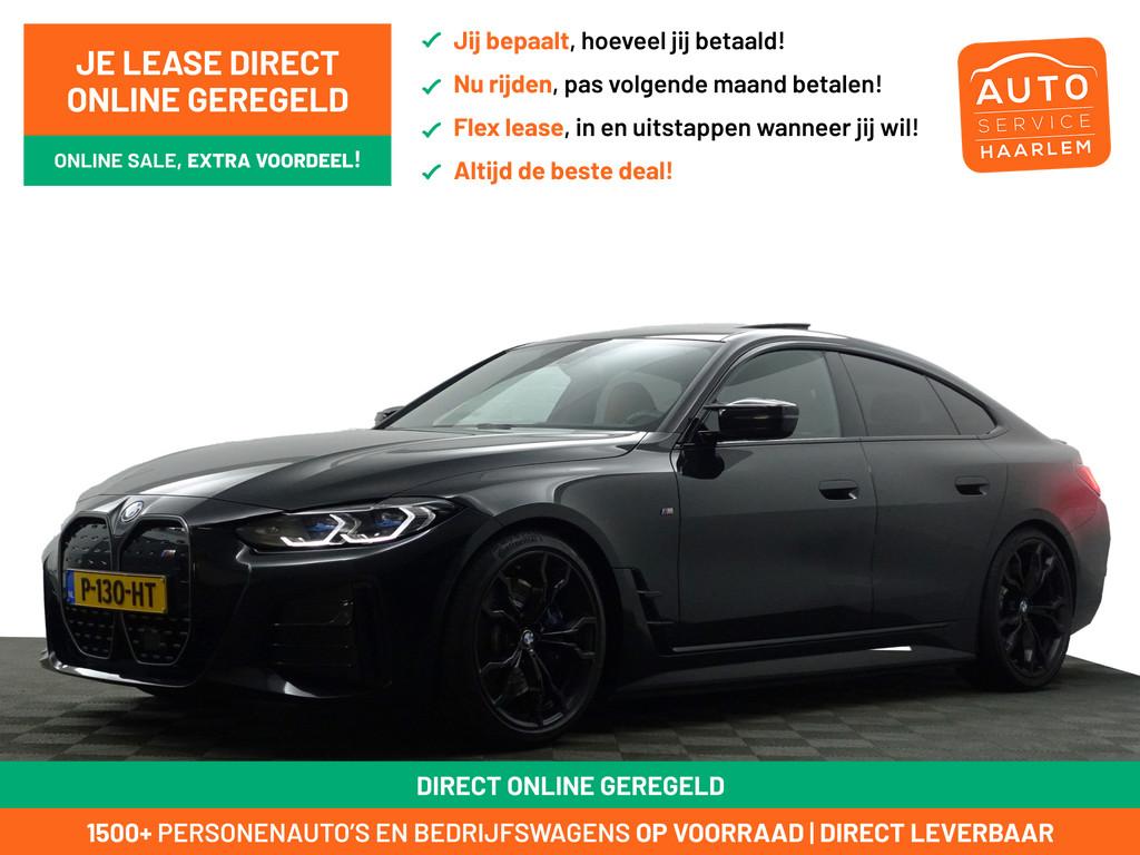 BMW i4 M50 High Executive 84 kWh- Performance Seats, Laser L, Auto's, BMW, Gebruikt, Huisgarantie, Zwart, 2190 kg